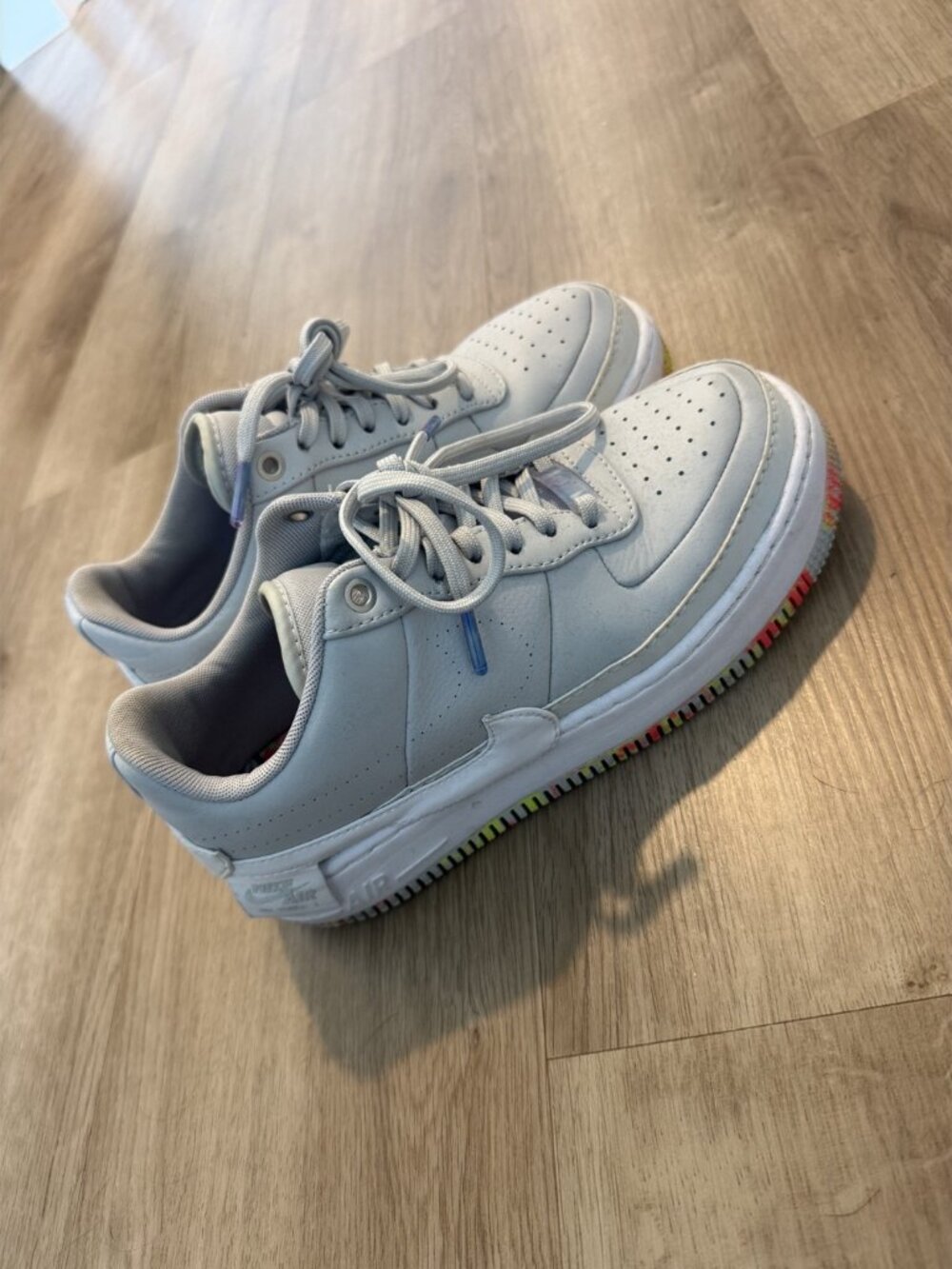 Nike Air Force 1 Jester XX Floral Light Blue Women's 8